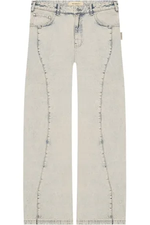 Reternity Elaine denim pants jeans gamba larga - washed sand 31 (45)