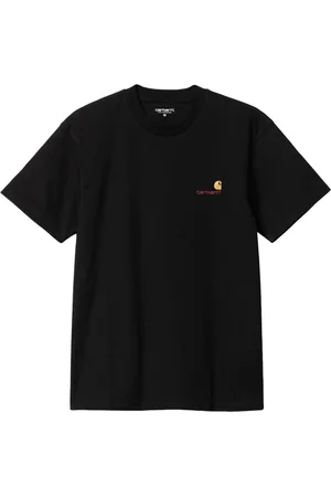 Carhartt American Script T-Shirt con logo ricamato - Black S