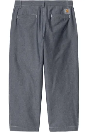 Carhartt Blake Pants pantaloni gamba larga in chambray - rinsed S