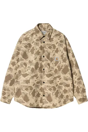 Carhartt Camo shirt camicione maniche lunghe - Camo Duck/Desert stone washed S