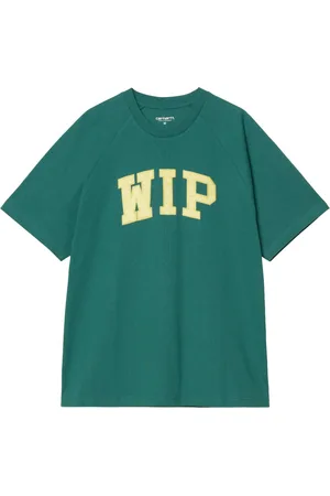 Carhartt WIP t-shirt con patch in tesssuto - Rainforest / Air Yellow S