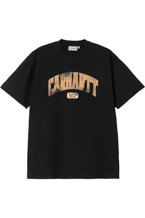 Carhartt Lecture T-Shirt con stampa vintage - Black heavy enzyme washed S