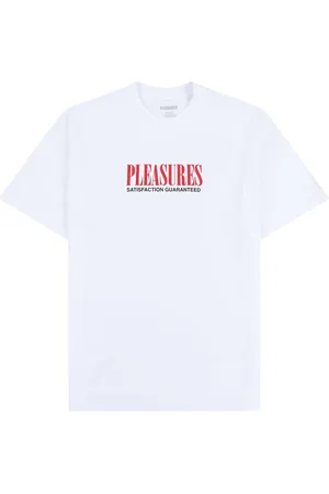 Pleasures Satisfaction heavy t-shirt boxy con grafica - white M