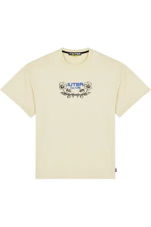 IUTER Culture t-shirt con grafica - cream M