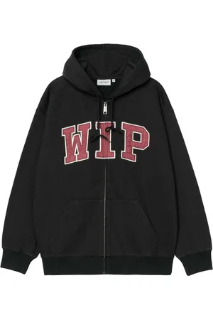 Carhartt Hooded WIP Sweat Jacket felpa con zip e cappuccio - Black stone washed S