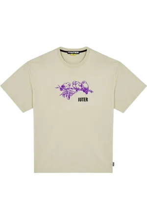 IUTER Never alone t-shirt con grafica - ice M