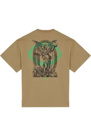 IUTER Death t-shirt con grafica - dark earth S