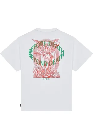 IUTER Death t-shirt con grafica - white XL