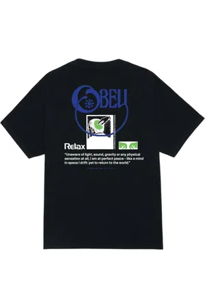 Obey Relax t-shirt con grafica - pigment true vintage black M