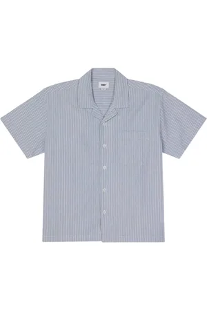 Obey Reducer cuban shirt camicia maniche corte con colletto cubano - fog multi M