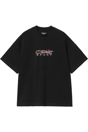 Carhartt Lyntos t-shirt boxy fit con stampa - Black M