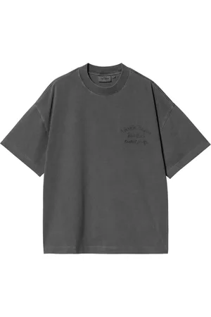 Carhartt Bait Shack t-shirt boxy fit con effetto vintage - Black garment dyed L