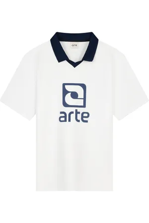 Arte Antwerp Logo collar polo football jersey - white/ M