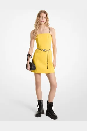 Michael Kors MK Miniabito in crêpe stretch con cintura