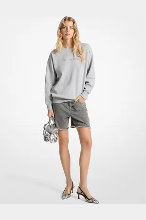Michael Kors MK Pullover girocollo con logo in rilievo