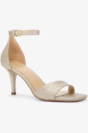 Michael Kors MK Sandalo Jaida in pelle metallizzata