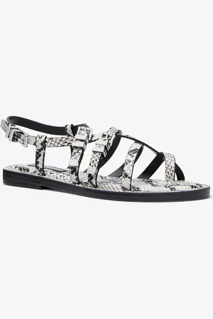 Michael Kors MK Sandalo Darrington in pelle stampa serpente