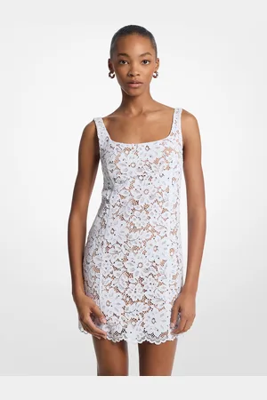 Michael Kors MK Miniabito in pizzo floreale cordonato con borchie