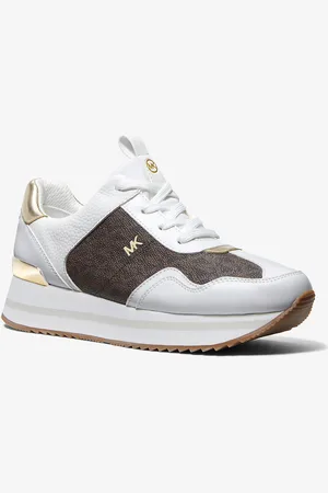 Michael Kors MK Sneaker Raina con logo Empire e plateau
