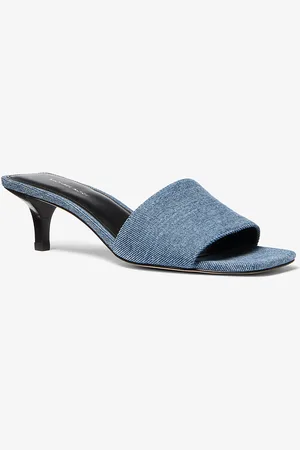 Michael Kors MK Sandolo Merriam in denim con mezzo tacco