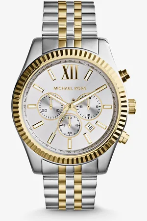 Michael Kors MK Orologio Lexington oversize bicolore
