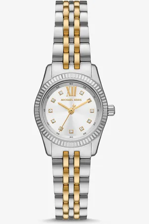 Michael Kors MK Orologio Lexington Petite bicolore con pavé