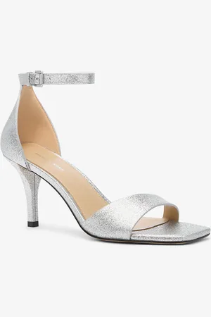 Michael Kors MK Sandalo Jaida in pelle metallizzata