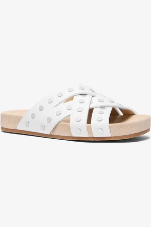 Michael Kors MK Sandalo basso Irene in pelle con borchie