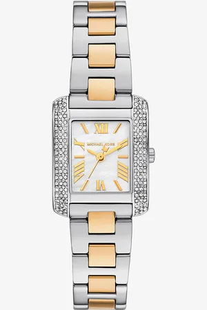 Michael Kors MK Orologio Petite Emery bicolore con pavé