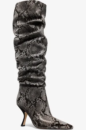 Michael Kors MK Stivale Luna in pelle stampa serpente
