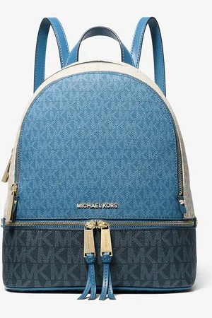 Michael Kors MK Zaino Rhea medio color block con logo