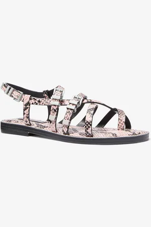 Michael Kors MK Sandalo Darrington in pelle stampa serpente