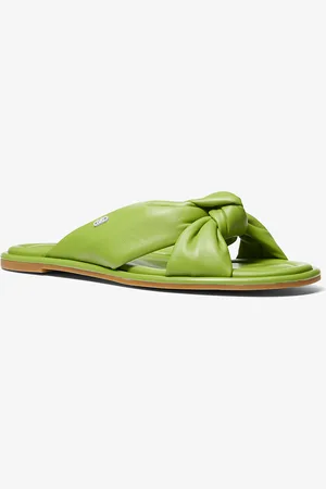 Michael Kors MK Slide Elena in pelle
