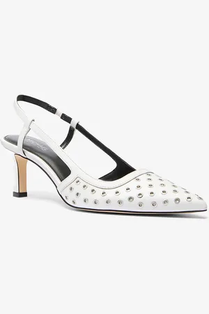 Michael Kors MK Décolleté Alora slingback in pelle con occhielli