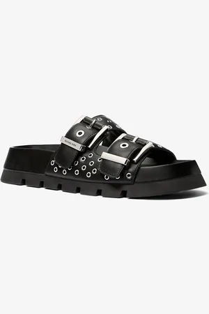 Michael Kors MK Sandalo basso Colby in pelle con occhielli