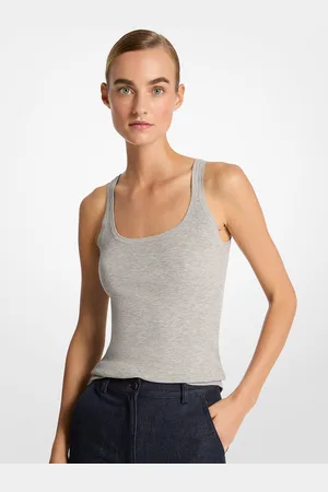 Michael Kors MK Canotta in viscosa stretch a coste
