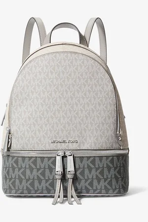 Michael Kors MK Zaino Rhea medio color block con logo