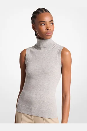 Michael Kors MK Dolcevita smanicato in cashmere
