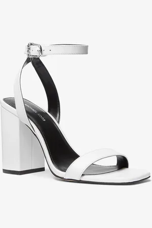 Michael Kors MK Sandalo Merriam in pelle con tacco a blocco