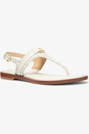 Michael Kors MK Sandalo Mandy con cinturino a T e logo
