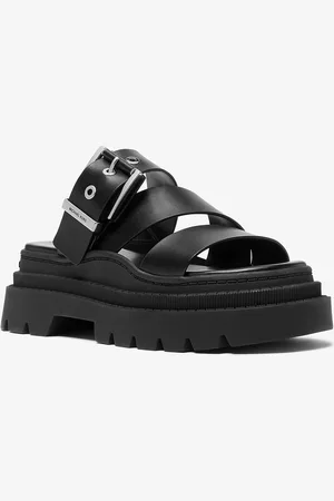 Michael Kors MK Sandalo Colby in pelle con plateau