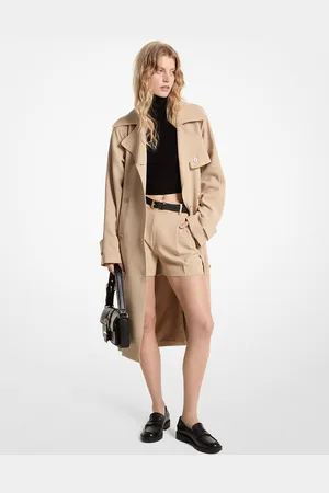 Michael Kors MK Trench in crêpe testurizzato