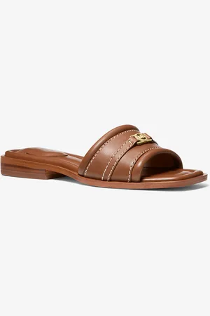 Michael Kors MK Sandalo slide Mandy in pelle