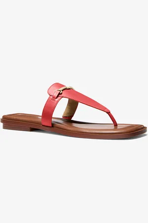 Michael Kors MK Sandalo Lena in pelle con cinturino a T