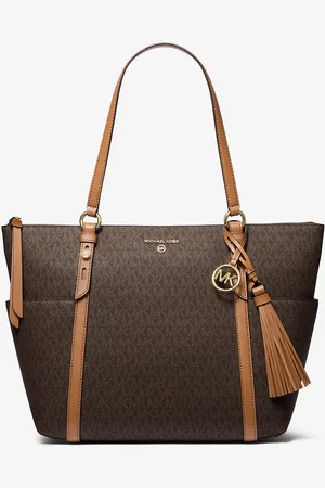 Michael Kors MK Borsa tote Sullivan grande con logo e zip superiore
