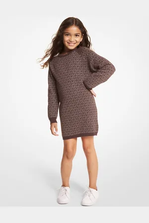 Michael Kors MK Abito in maglia con logo metallizzato