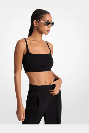 Michael Kors MK Crop top in lana stretch