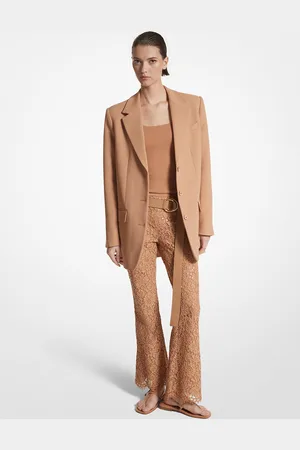 Michael Kors MK Blazer boyfriend in doppio crêpe sablé