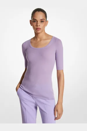 Michael Kors MK Pullover con maniche a tre quarti in cashmere