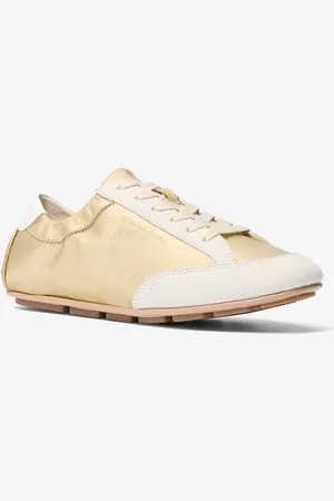 Michael Kors MK Sneaker Susie in pelle metallizzata e pelle scamosciata